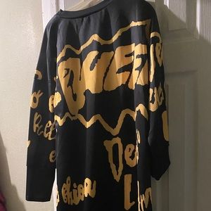 Oversized sweater dress